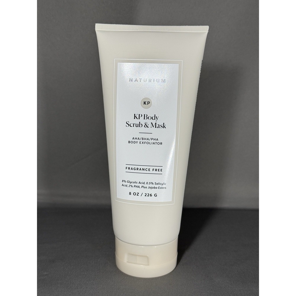 Naturium KP Body Scrub & Mask Fragrance Free 8oz - New Sealed